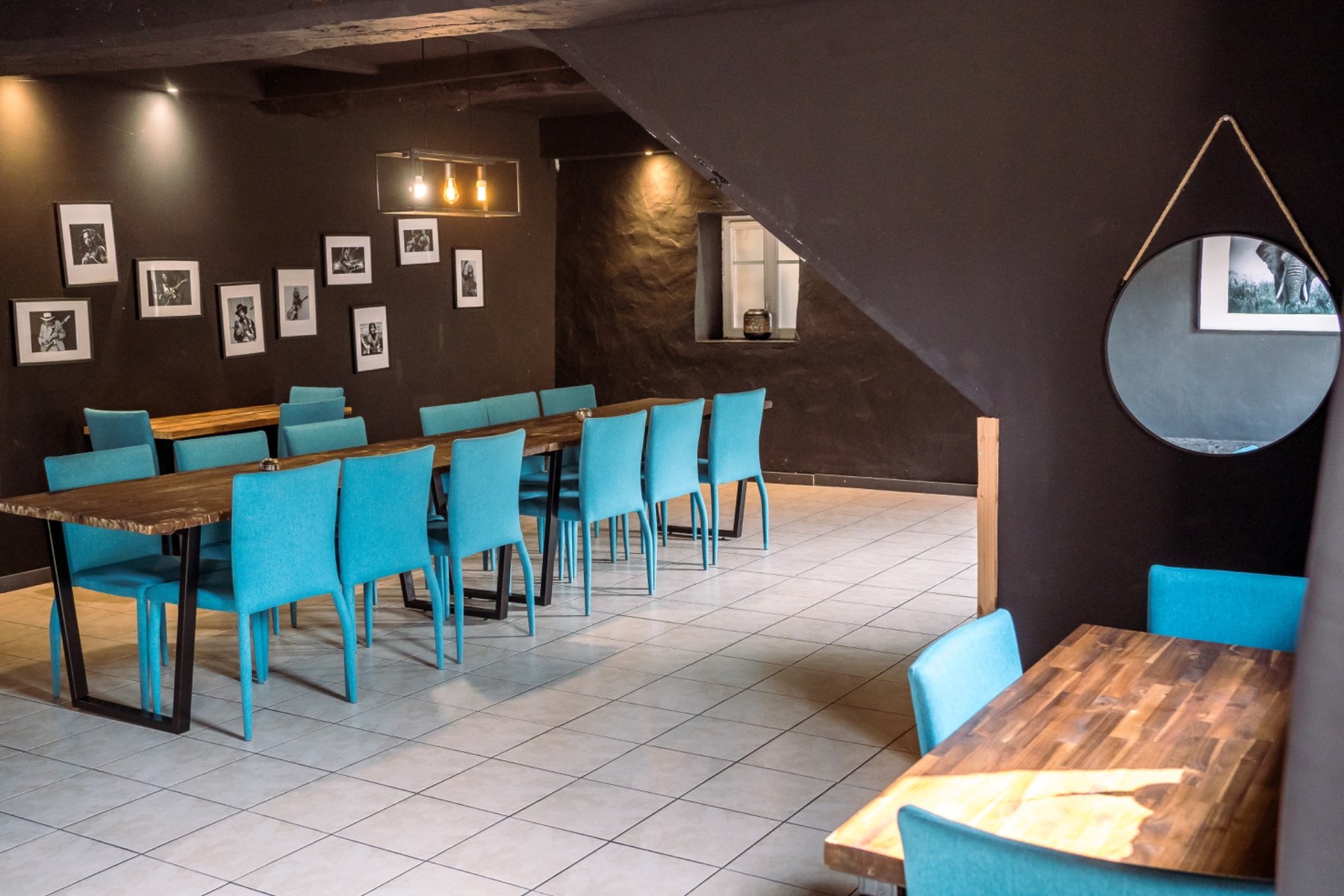 Salle principale de 70 m²